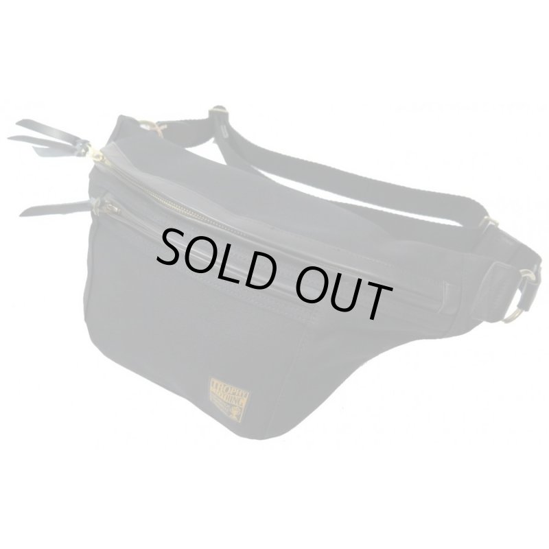 画像4: 【トロフィークロージング】  デイトリップバッグ ワンショルダー  ブラック  TROPHY CLOTHING  日本製【送料無料】  (4)