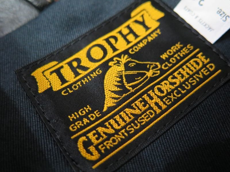 画像3: 【トロフィークロージング】 ホースハイド ハミングバードレザージャケット TROPHY CLOTHING TR-YL08 日本製【送料無料】 (3)