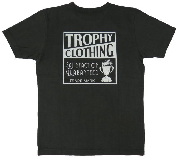 画像1: 【送料360円】 【トロフィークロージング】 ボックスロゴ プリントTシャツ/ポケット付き TROPHY CLOTHING TR20SS-208 日本製 (1)