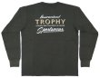 画像7: 【トロフィークロージング】  バックロゴ 長袖Tシャツ/ポケット付き   TROPHY CLOTHING TR21SS-201 日本製 【送料無料】 (7)