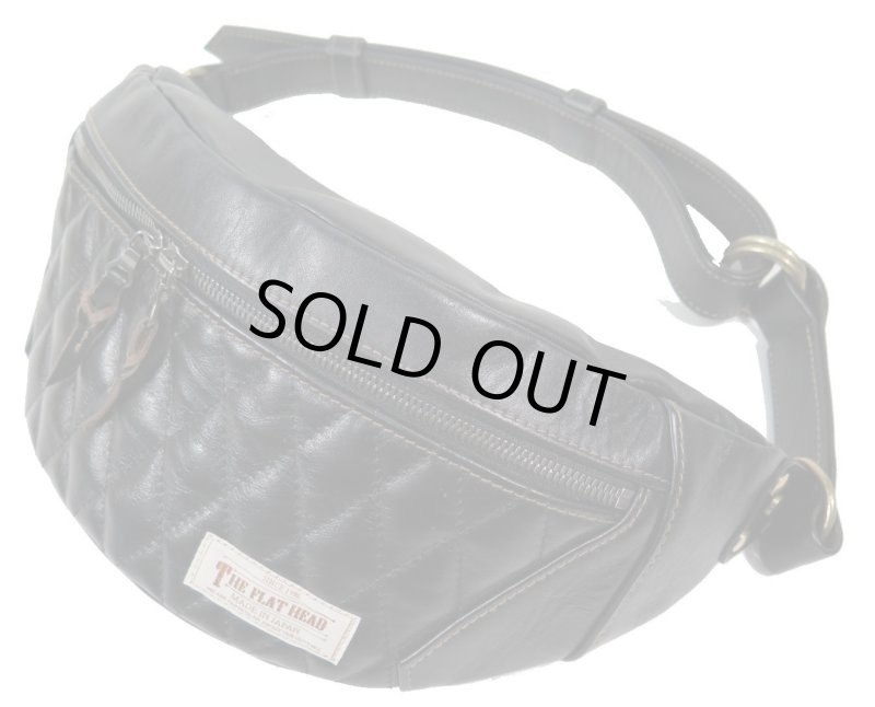 画像2: 【フラットヘッド】   ホースハイド ウエストバッグ/ショルダーバッグ   THE FLAT HEAD FN-B5H4-5   日本製【送料無料】 (2)