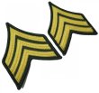 画像1: 2枚組 【U.S. ARMY】   アメリカ陸軍 ミリタリーパッチ/刺繍ワッペン   2枚セット ジョンレノン (1)