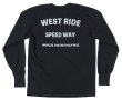 画像2: 【ウエストライド】   スピードウェイ ロングスリーブTシャツ   WEST RIDE 日本製 (2)