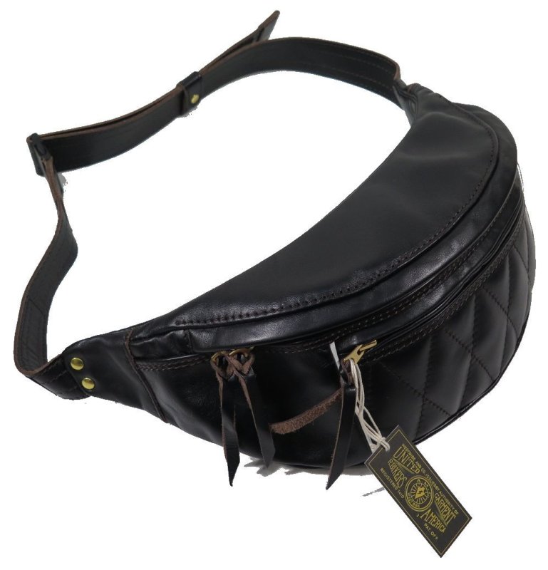 画像3: 【ウエストライド】  馬革/茶芯 ライディング ウエストバッグ/ワンショルダー  WEST RIDE RIDING WAIST BAG 日本製【送料無料】 (3)