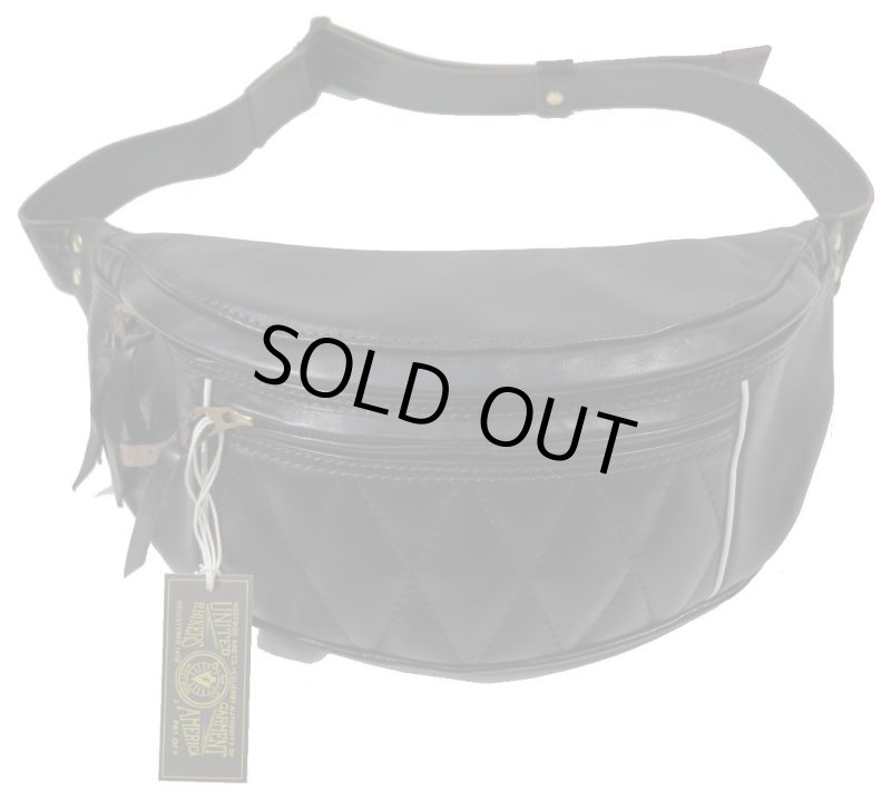 画像1: 【ウエストライド】  馬革/茶芯 ライディング ウエストバッグ/ワンショルダー  WEST RIDE RIDING WAIST BAG 日本製【送料無料】 (1)