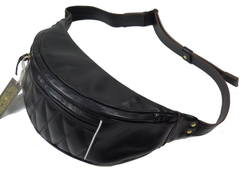 画像2: 【ウエストライド】  馬革/茶芯 ライディング ウエストバッグ/ワンショルダー  WEST RIDE RIDING WAIST BAG 日本製【送料無料】 (2)