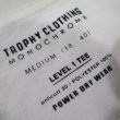 画像4: 【送料360円】 【トロフィークロージング】   モノクロームLEVEL1   バックロゴ 半袖Tシャツ/大きめサイズ   TROPHY CLOTHING 日本製 (4)