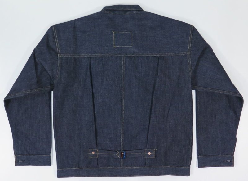 画像3: ＝BIG SIZE＝  【KIWAMI WWII】 ”極み”大戦モデル デニムジャケット デッドストックバックル 1枚袖 日本製 (3)