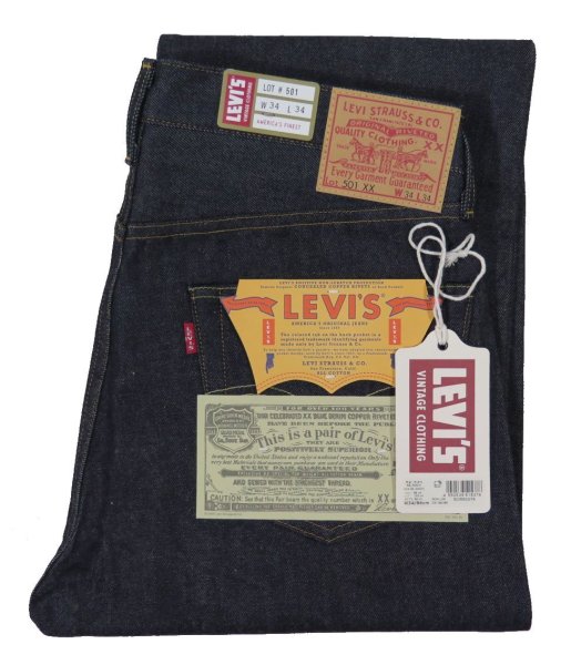 画像1: 【1955年モデル】   LVC ORGANIC リーバイス 501XX ジーンズ   LEVIS 501XX 1955MODEL   日本製【送料無料】 (1)