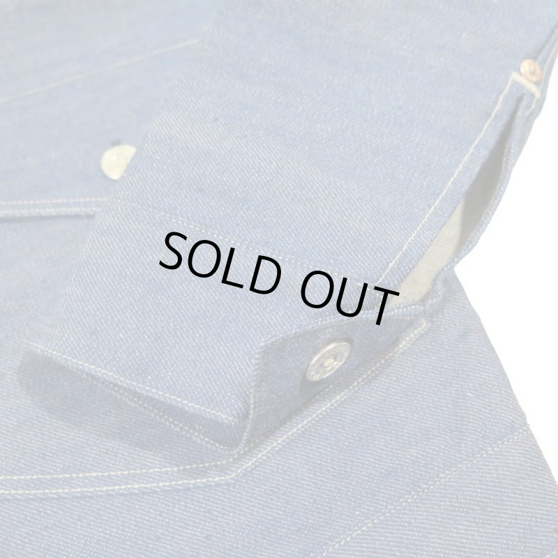 画像6: 1879年モデル   【LVC】リーバイス プリーツブラウス /リジッド   LEVIS 1879MODEL   日本製【送料無料】 (6)