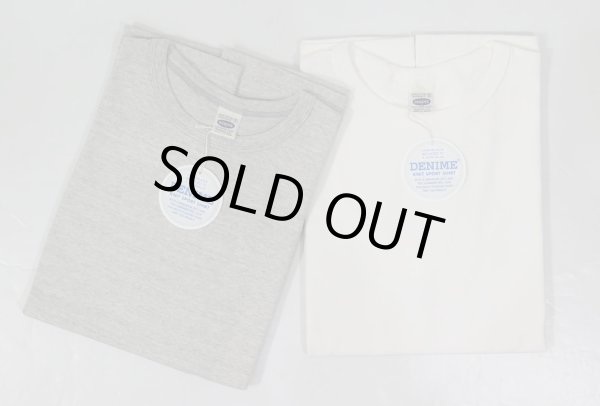 画像1: 【送料360円】  【ドゥニーム】  クルーネック 無地ビンテージTシャツ   DENIME 271 日本製 (1)