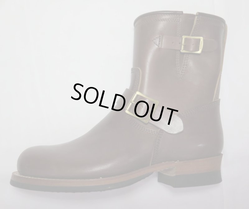 画像9: 【フラットヘッド】   ホースハイド エンジニアブーツ/茶芯   THE FLAT HEAD FN-FB-001   日本製 【送料無料】 (9)