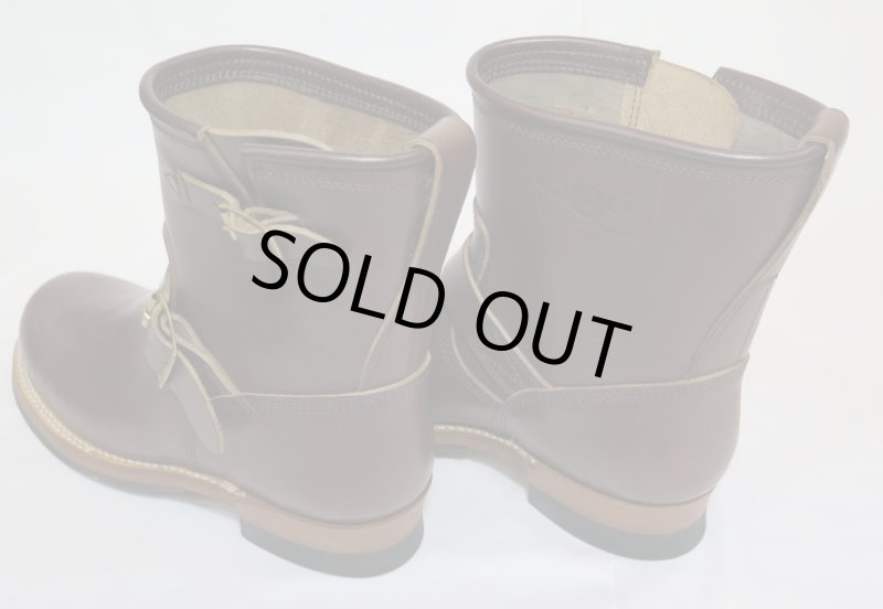 画像7: 【フラットヘッド】   ホースハイド エンジニアブーツ/茶芯   THE FLAT HEAD FN-FB-001   日本製 【送料無料】 (7)