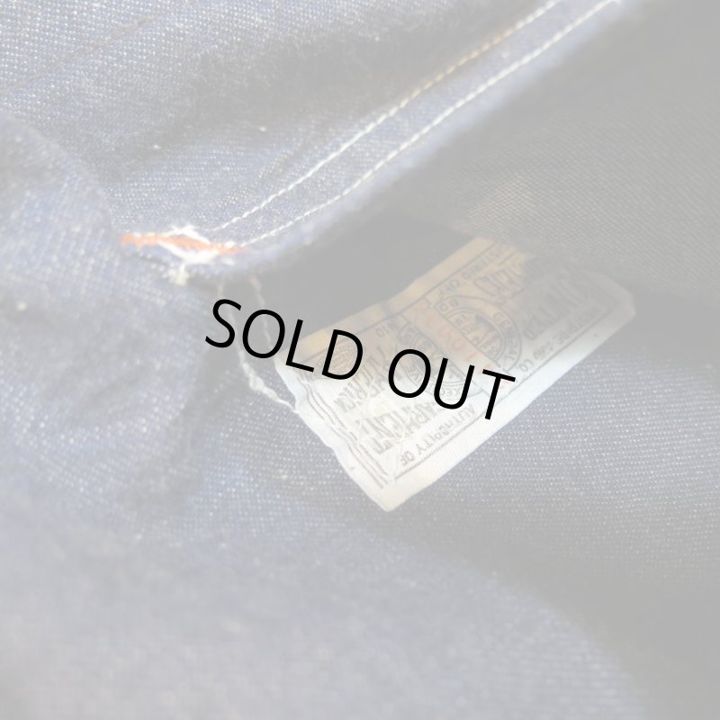 画像4: 【ウエストライド】  1950's デニムカバーオール   モールスキンライニング   WEST RIDE 日本製【送料無料】 (4)