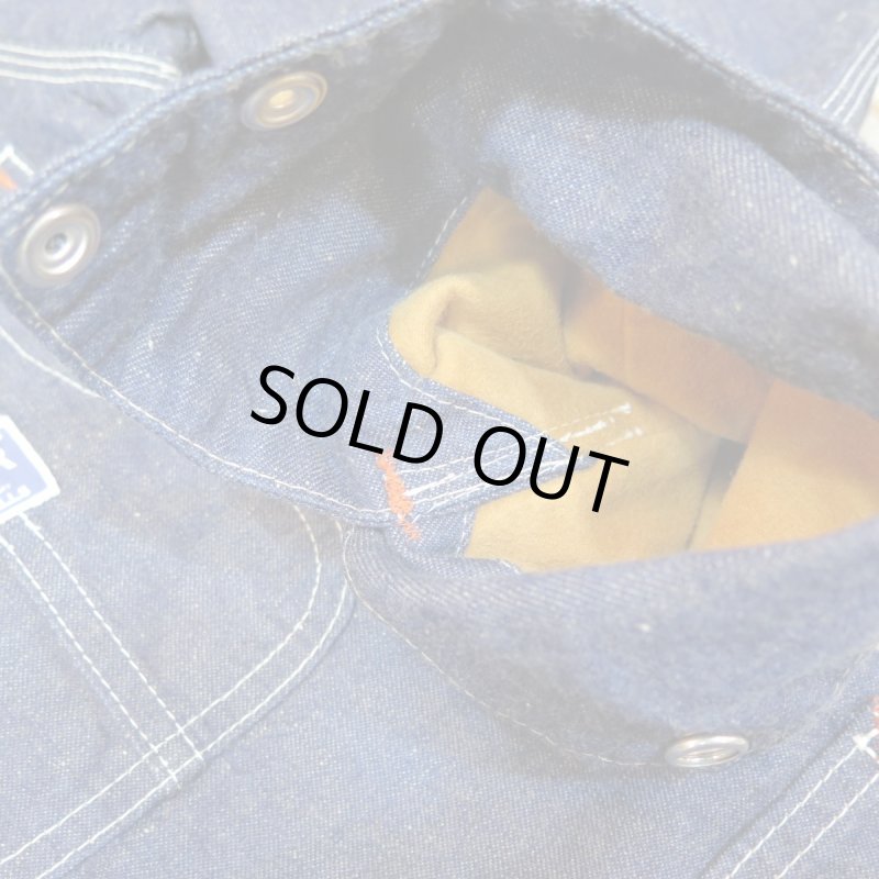 画像7: 【ウエストライド】  1950's デニムカバーオール   モールスキンライニング   WEST RIDE 日本製【送料無料】 (7)