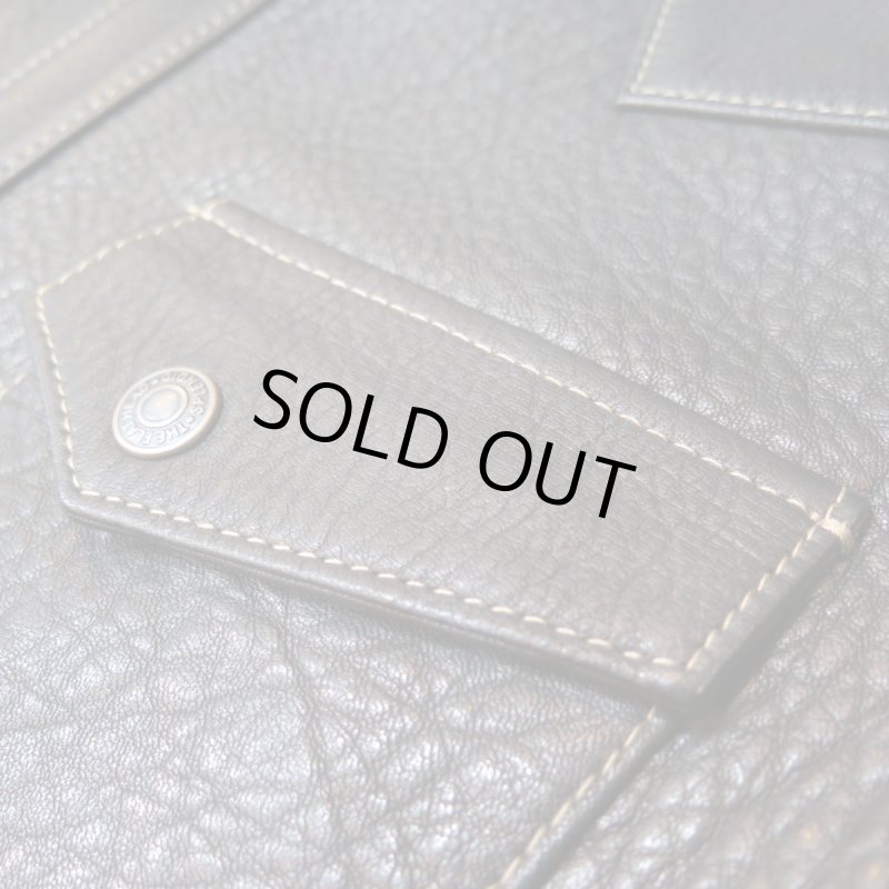 画像6: 【フラットヘッド】 ディアスキン ウエスタンシャツ  藤岡勇吉本店/鹿革 THE FLAT HEAD FN-LS-DS004  日本製【送料無料】 (6)