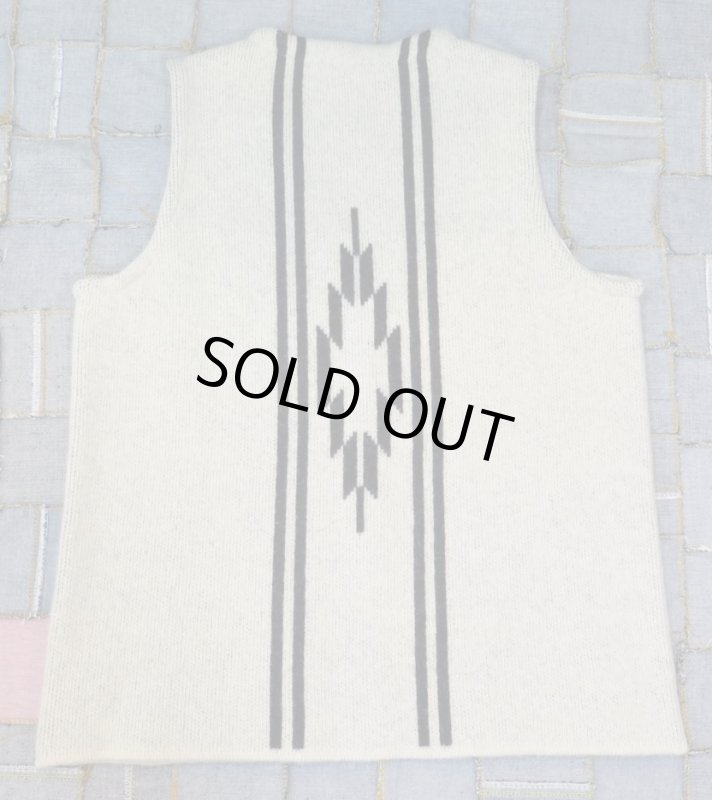 画像4: 【ウエストライド】  ウールチマヨベスト　ブラック/クリーム  WEST RIDE 日本製【送料無料】 (4)