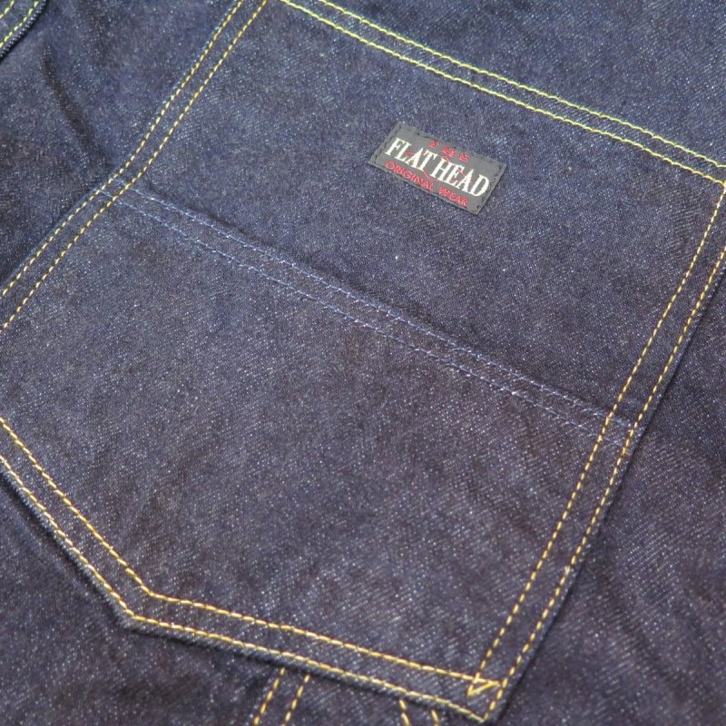 画像8: 【フラットヘッド】  12ozデニム ジャンプスーツ   オールインワン/ツナギ   THE FLAT HEAD FN-OJ-JS003   日本製【日本国内送料無料】  【WORLD WIDE SHIPPING】 【Flat Head】  12oz Denim Jumpsuit   All-in-One/Coveralls   THE FLAT HEAD FN-OJ-JS003   Made in Japan (8)