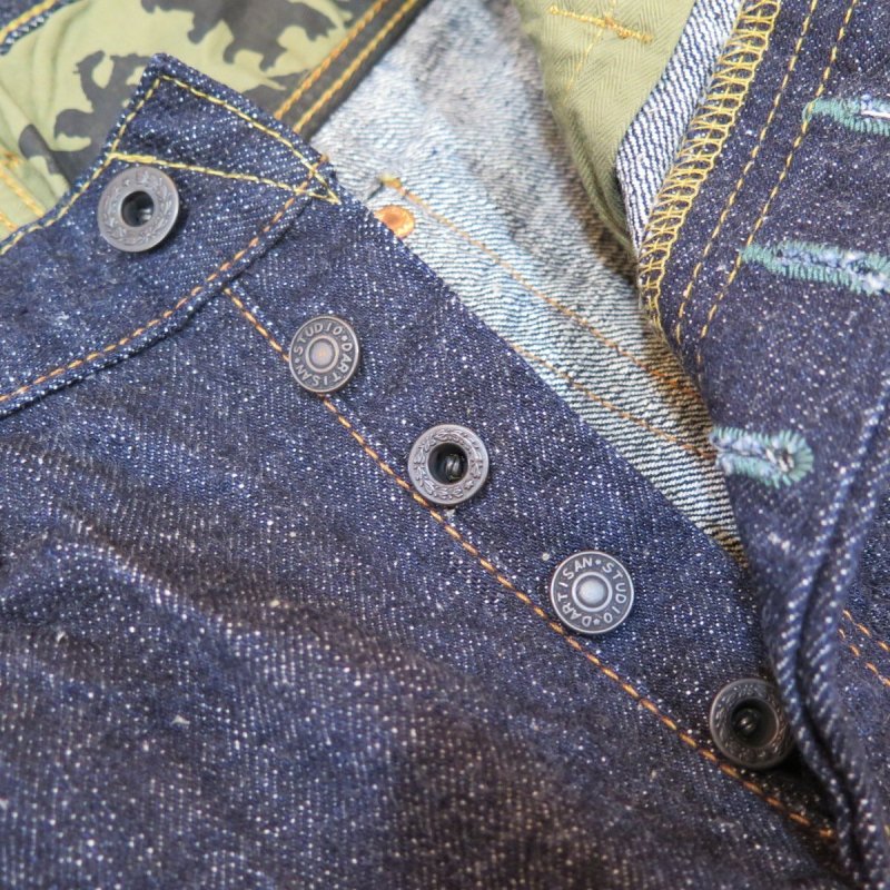 画像7: 【ステュディオ・ダ・ルチザン×ゴジラ】  怪獣大戦争ジーンズ   STUDIO D'ARTISAN GZ-012 ワンウォシュ   日本製【日本国内送料無料】  【WORLD WIDE SHIPPING】 【Studio d'Artisan × Godzilla】  Kaiju Wars Jeans  STUDIO D'ARTISAN GZ-012 One Wash  Made in Japan (7)