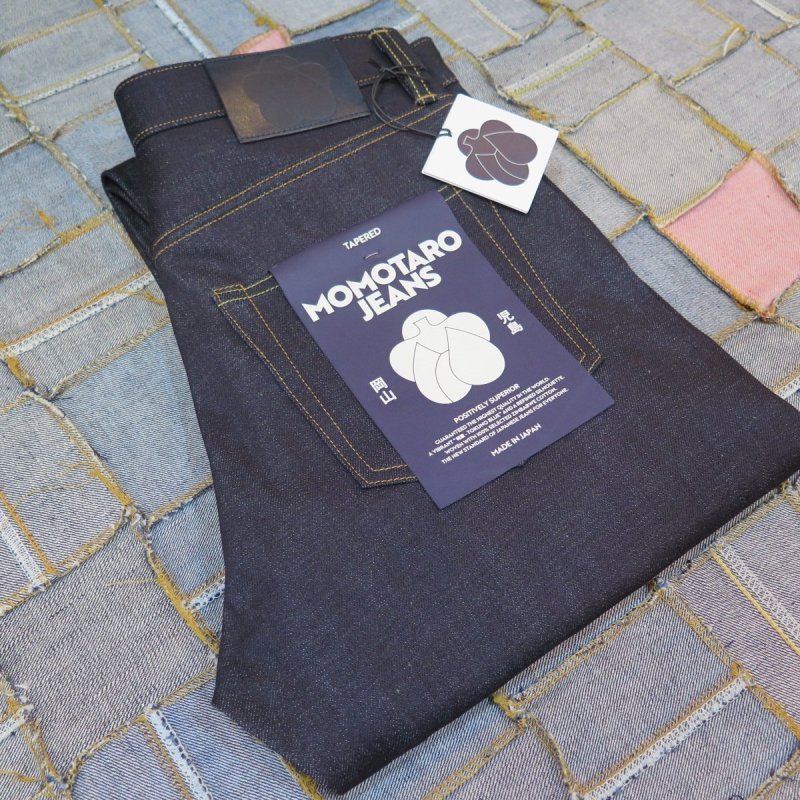 画像1: 【MOMOTARO JEANS】  14.7オンス スタンダード テーパー   ジッパーフライ MMJZ0200   岡山 児島 日本製【日本国内送料無料】  【WORLD WIDE SHIPPING】 【MOMOTARO JEANS】  14.7oz Standard Taper   Zipper Fly MMJZ0200   Made in Japan, Kojima, Okayama (1)