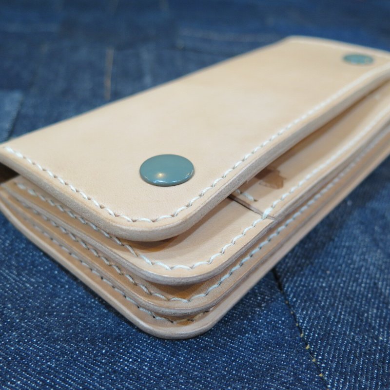画像6: 【kiwami leathers】 ”極み”総手縫い サドルレザー ロングウォレット 日本製【送料無料】  (6)