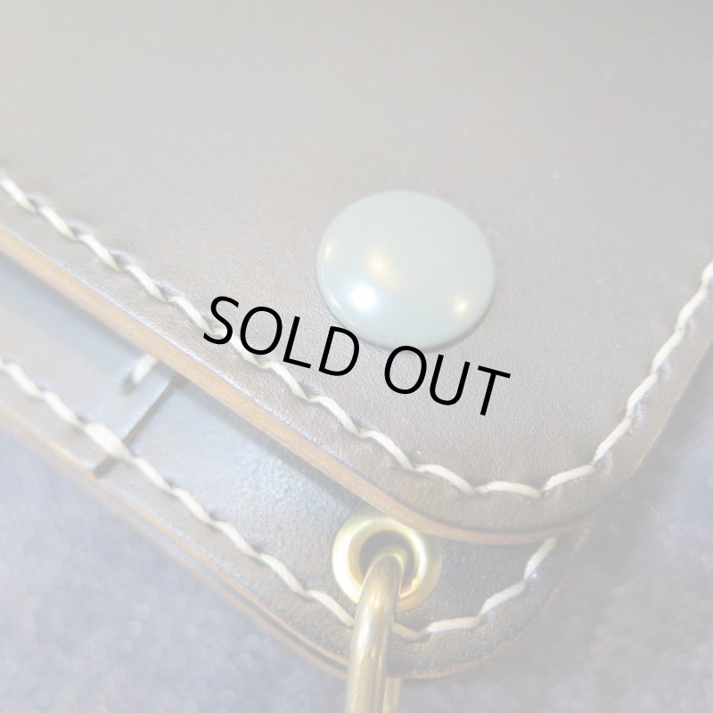 画像9: 【kiwami leathers】 Black茶芯 ”極み”総手縫い レザーロングウォレット 日本製【送料無料】  (9)