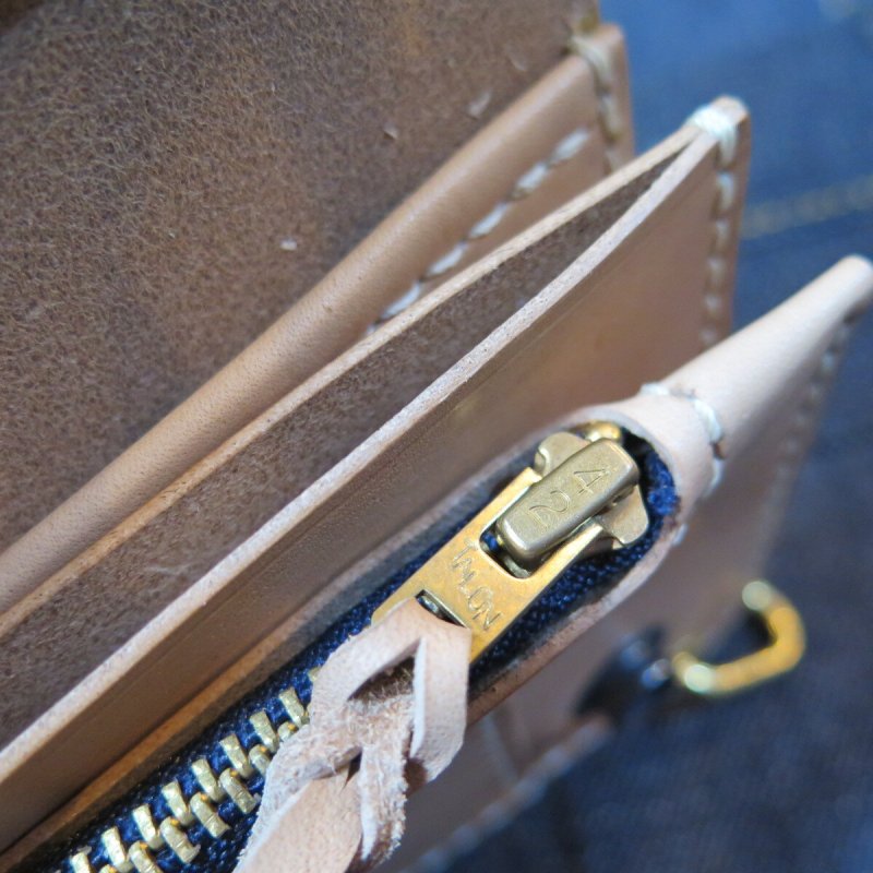 画像8: 【kiwami leathers】 ”極み”総手縫い サドルレザー ロングウォレット 日本製【送料無料】  (8)