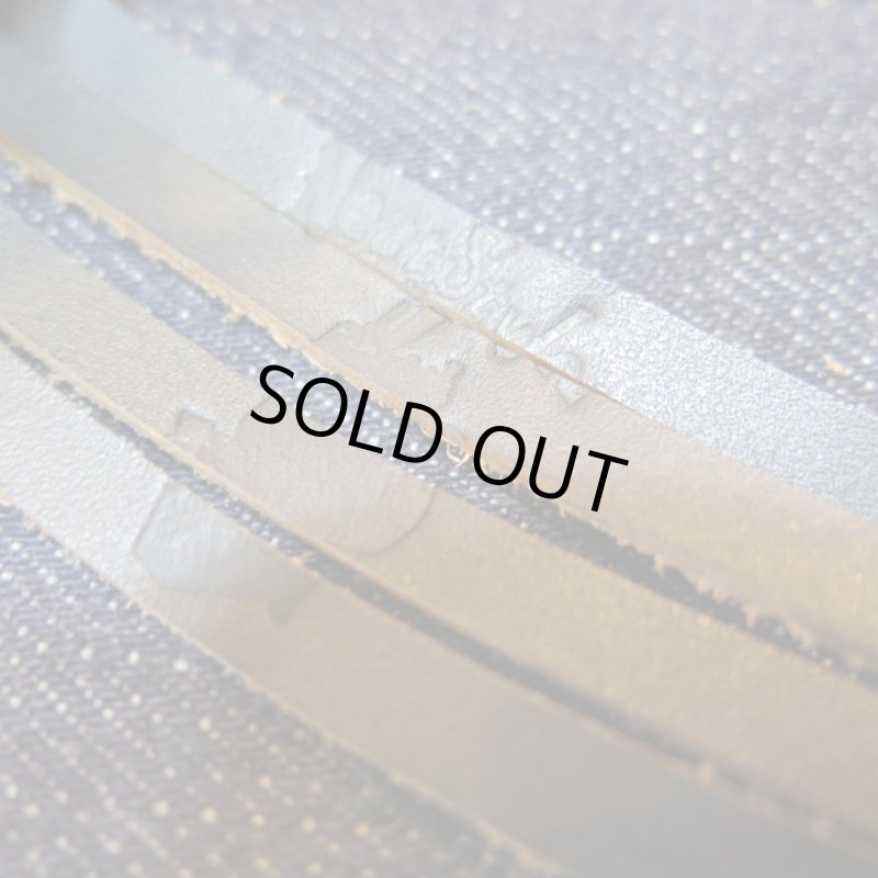 画像5: 【送料無料】 【kiwami leathers】 ”極み”Black茶芯ウォレット 四つ編みロープ 日本製 (5)