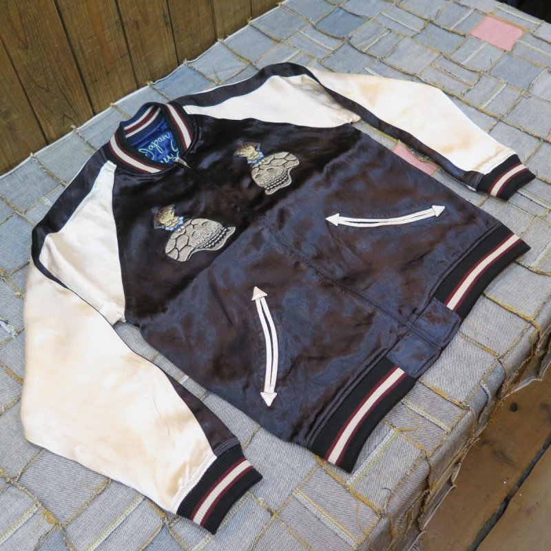 画像1: 【ステュディオ・ダ・ルチザン】  スーベニアジャケット スカジャン   STUDIO D'ARTISANS 4612  【日本国内送料無料】  【WORLD WIDE SHIPPING】 【Studio d'Artisans】  Souvenir Jacket Sukajan   STUDIO D'ARTISANS 4612 (1)