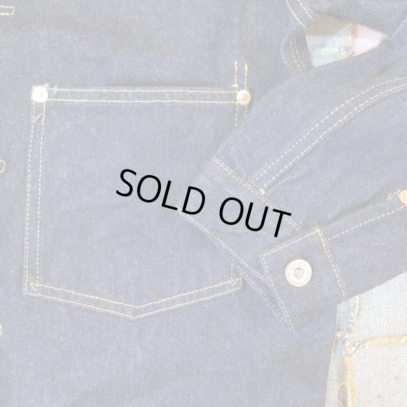 画像7: 【ステュディオ・ダ・ルチザン】  石川台 大戦デニムジャケット   STUDIO D'ARTISANS D4613   日本製【日本国内送料無料】  【WORLD WIDE SHIPPING】 【STUDIO D'ARTISANS】  Ishikawadai War Denim Jacket   STUDIO D'ARTISANS D4613   Made in Japan (7)