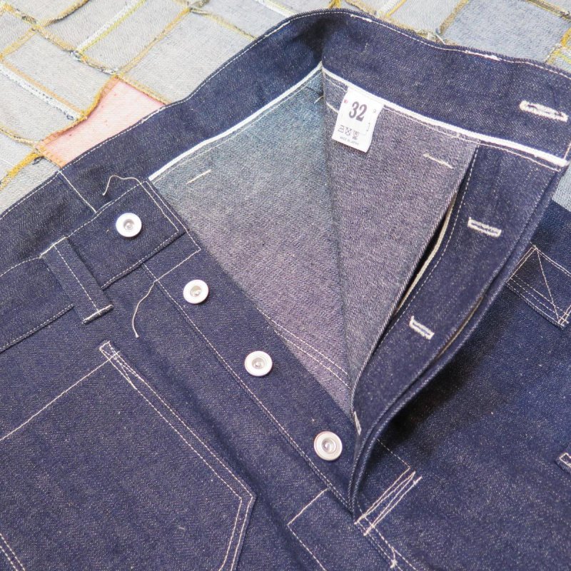 画像5: 【ジョングラッコー】  1910's デニムジーンズ  ネットメーカートラウザー リジッド   John Gluckow JG-01 Netmaker's Trousers  日本製【送料無料】  (5)