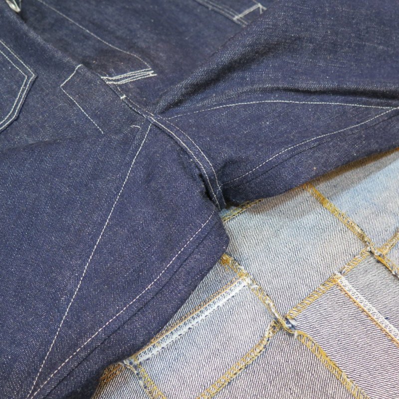 画像7: 【ジョングラッコー】  1910's デニムジーンズ  ネットメーカートラウザー リジッド   John Gluckow JG-01 Netmaker's Trousers  日本製【送料無料】  (7)