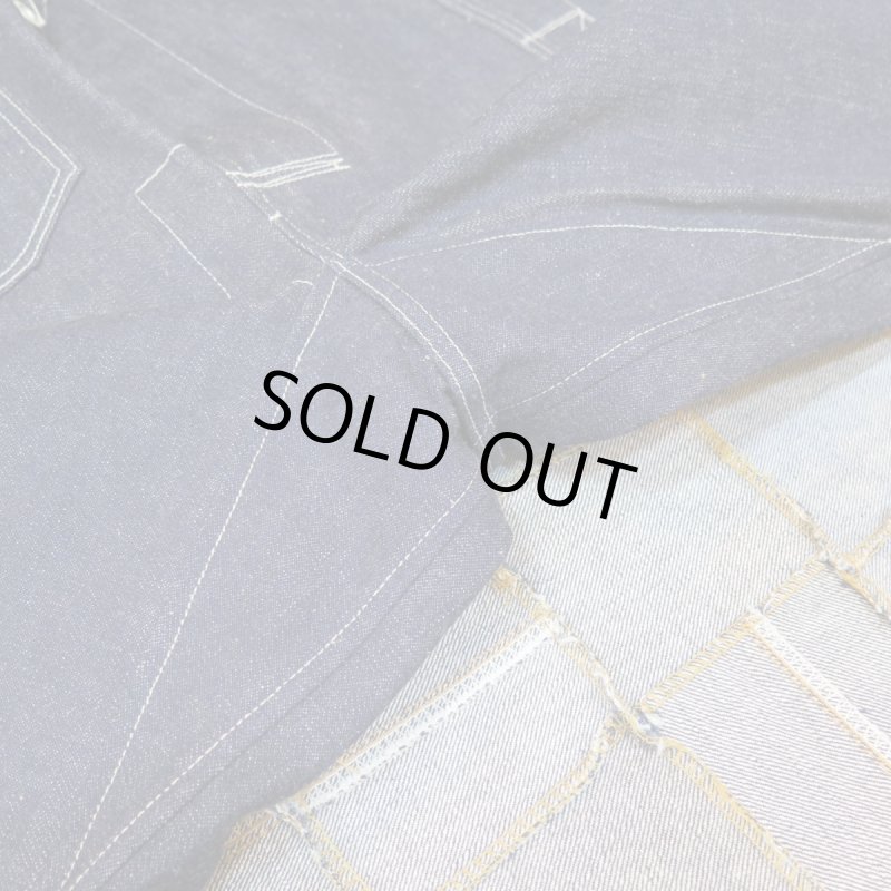 画像7: 【ジョングラッコー】  1910's デニムジーンズ  ネットメーカートラウザー リジッド   John Gluckow JG-01 Netmaker's Trousers  日本製【送料無料】  (7)