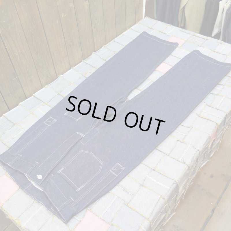 画像2: 【ジョングラッコー】  1910's デニムジーンズ  ネットメーカートラウザー リジッド   John Gluckow JG-01 Netmaker's Trousers  日本製【送料無料】  (2)