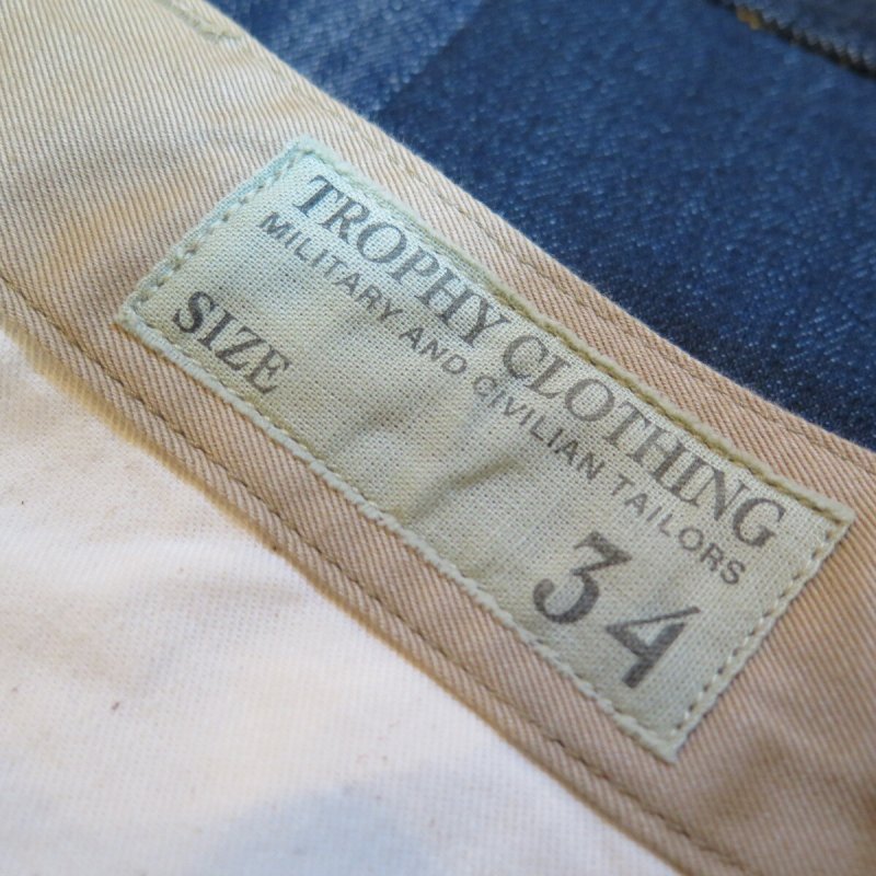 画像4: 【トロフィークロージング】  ヴィンテージミリタリーチノ   TROPHY CLOTHING TR-CIV601  日本製【日本国内送料無料】  【WORLD WIDE SHIPPING】 【Trophy Clothing】  Vintage Military Chino   TROPHY CLOTHING TR-CIV601  Made in Japan (4)