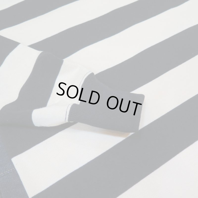 画像5: 【ウエストライド】  ヘヴィボーダー ロングスリーブTシャツ ブラック×クリーム   WEST RIDE 日本製【送料無料】 (5)