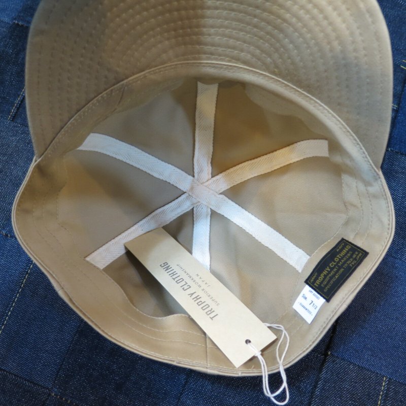 画像5: 【トロフィークロージング】  メカニックキャップ   TROPHY CLOTHING TR25SS-702   日本製【日本国内送料無料】  【WORLD WIDE SHIPPING】 【Trophy Clothing】  Mechanic Cap   TROPHY CLOTHING TR25SS-702   Made in Japan (5)