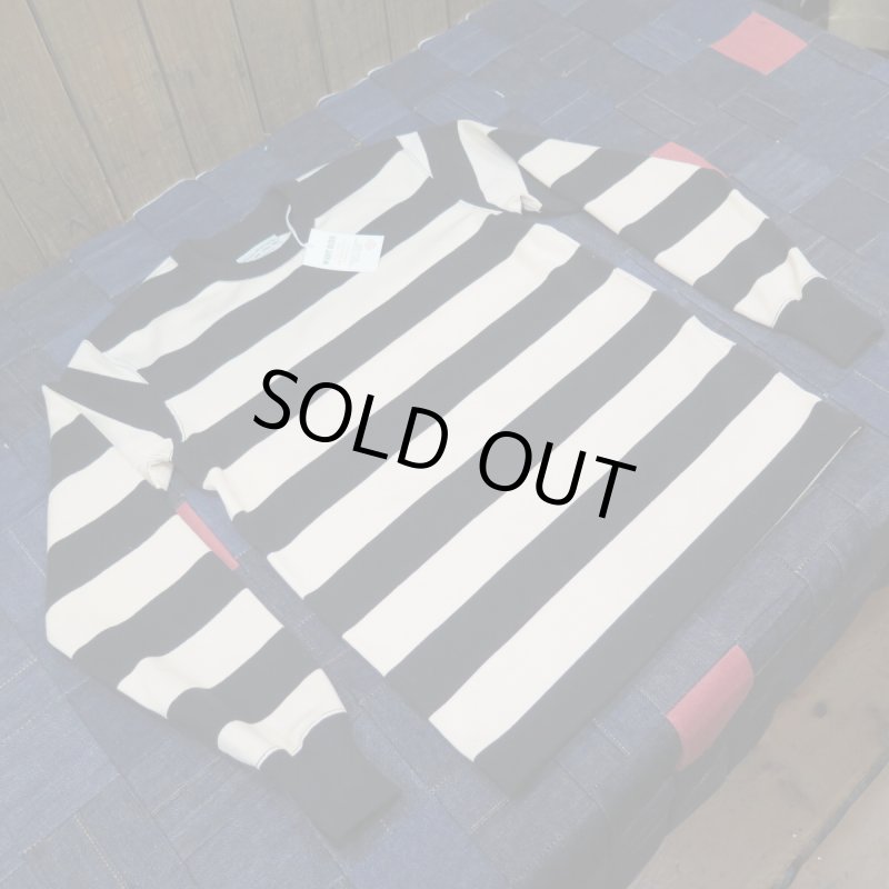 画像1: 【ウエストライド】  ヘヴィボーダー ロングスリーブTシャツ ブラック×クリーム   WEST RIDE 日本製【送料無料】 (1)