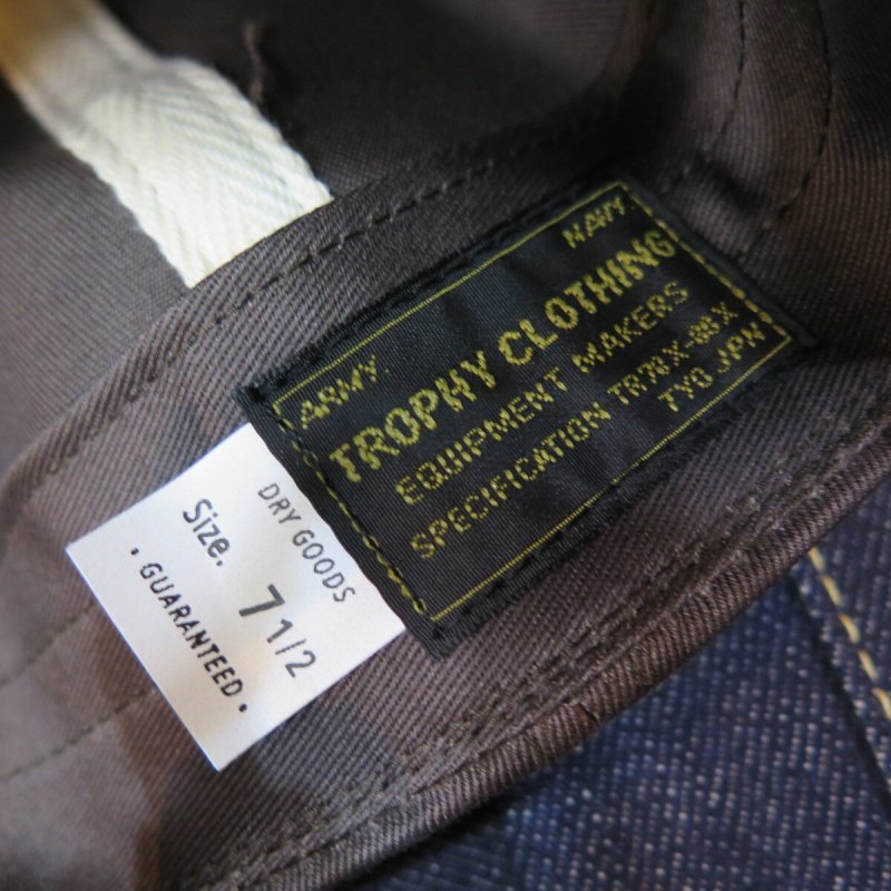 画像10: 【トロフィークロージング】  メカニックキャップ   TROPHY CLOTHING TR25SS-702   日本製【日本国内送料無料】  【WORLD WIDE SHIPPING】 【Trophy Clothing】  Mechanic Cap   TROPHY CLOTHING TR25SS-702   Made in Japan (10)