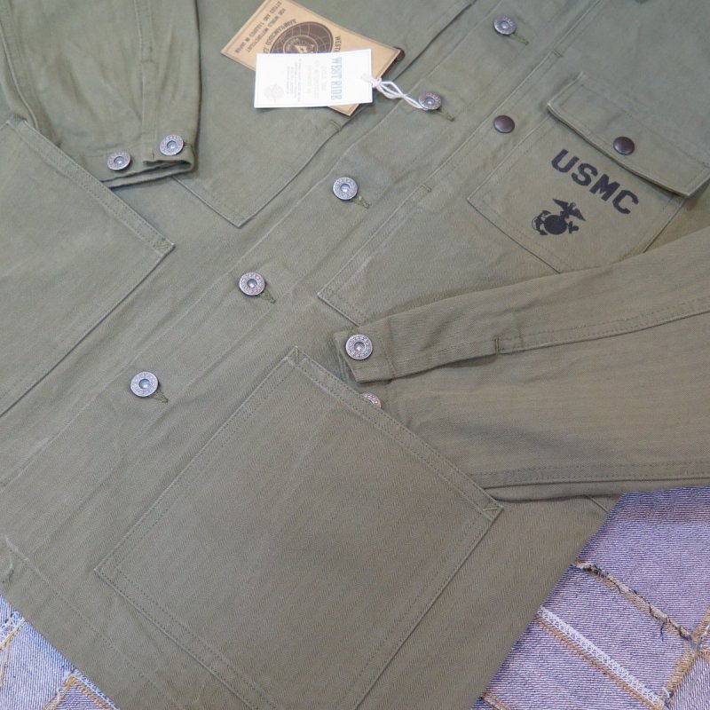 画像9: 【ウエストライド】  USMC M-1944 カスタム ジャケット   WEST RIDE M-1944 CUSTOM JACKET   日本製【送料無料】 (9)