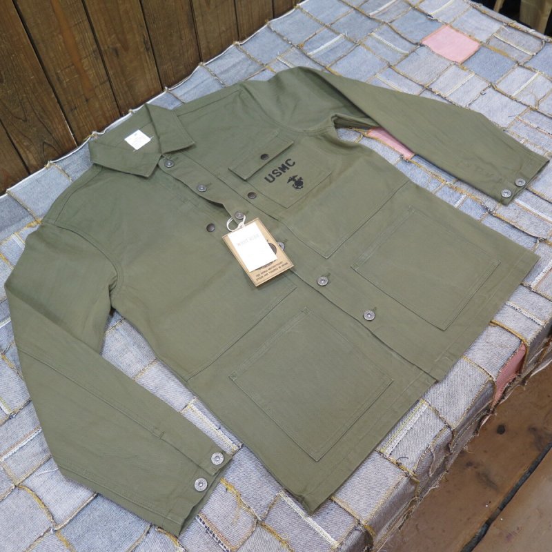 画像1: 【ウエストライド】  USMC M-1944 カスタム ジャケット   WEST RIDE M-1944 CUSTOM JACKET   日本製【送料無料】 (1)