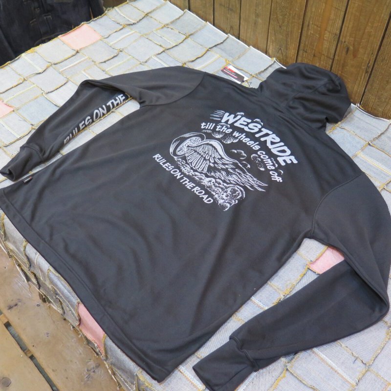 画像2: 【ウエストライド】   パワードライ ボーダーフーディー   WEST RIDE   日本製【送料無料】 (2)