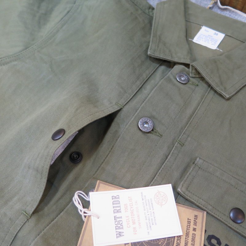 画像7: 【ウエストライド】  USMC M-1944 カスタム ジャケット   WEST RIDE M-1944 CUSTOM JACKET   日本製【送料無料】 (7)