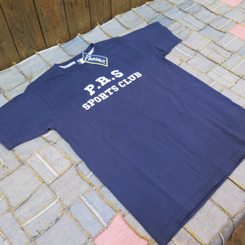 画像1: 【送料無料】 【フェローズ】  SPORTS CLUB プリントTシャツ   Pherrow's 25S-PT15 (1)