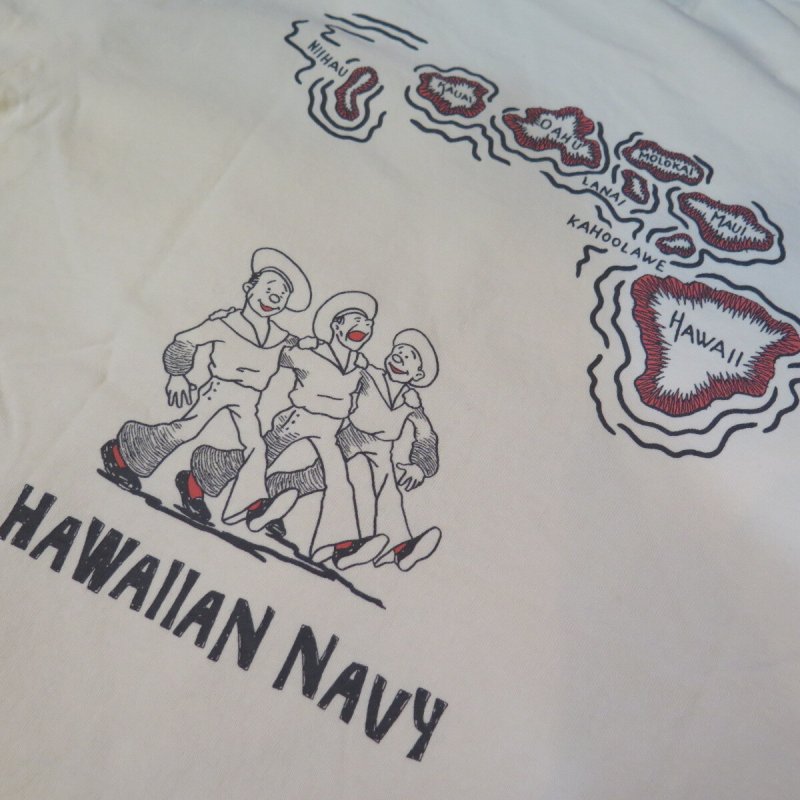 画像4: 【送料無料】 【フェローズ】  HAWAIIAN WARRIORS PATRON 28   プリントTシャツ   Pherrow's 25S-PT6 (4)