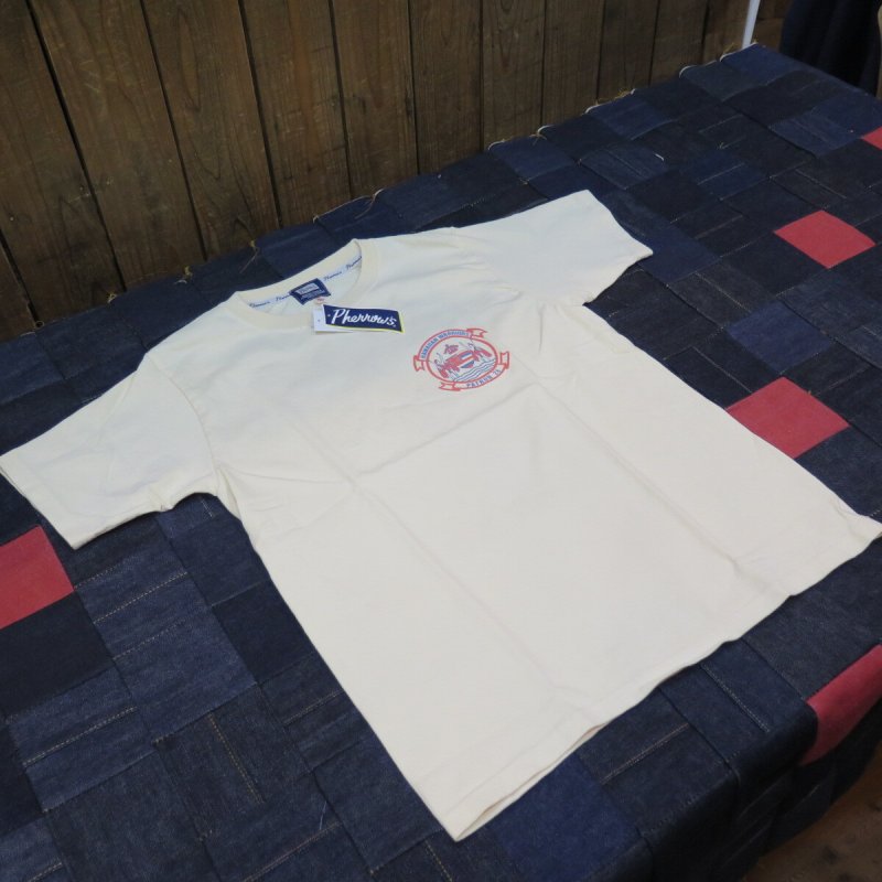 画像1: 【送料無料】 【フェローズ】  HAWAIIAN WARRIORS PATRON 28   プリントTシャツ   Pherrow's 25S-PT6 (1)