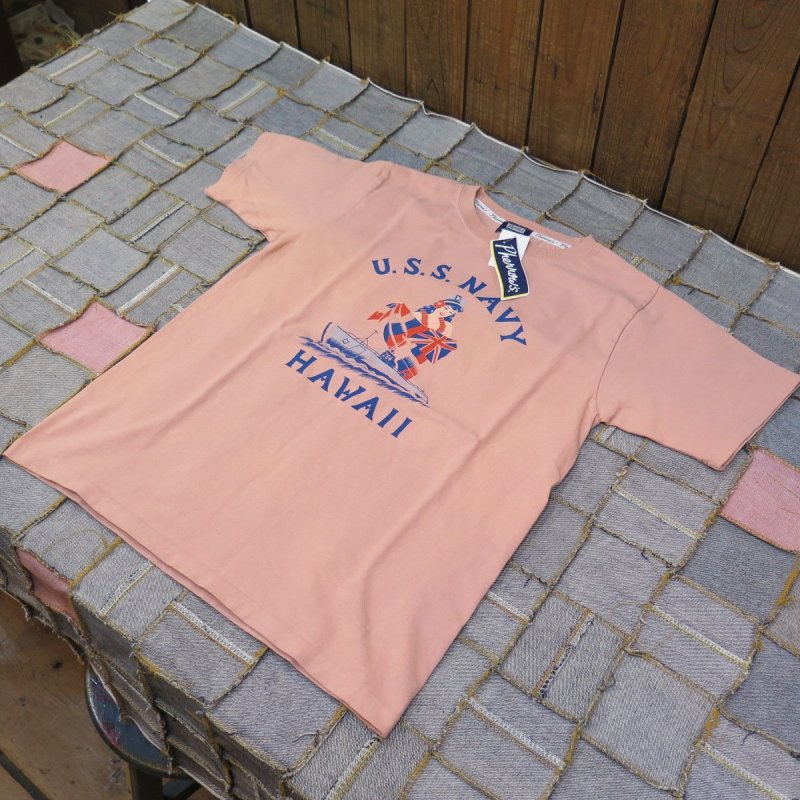 画像4: 【送料無料】 【フェローズ】  U.S.S. NAVY HAWAII プリントTシャツ   Pherrow's 25S-PT8 (4)