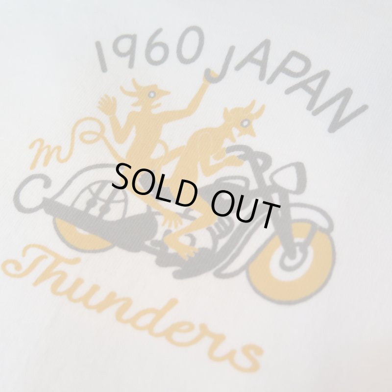 画像4: 【送料無料】 【フェローズ】  THUNDERS M.C 1960JAPAN   プリントTシャツ   Pherrow's 25S-PT13 (4)