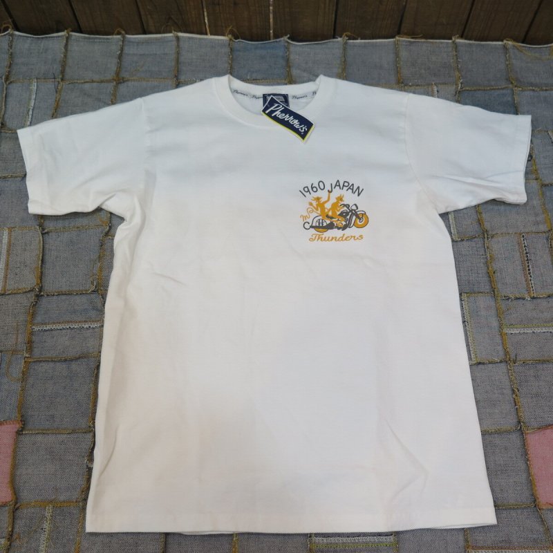 画像2: 【送料無料】 【フェローズ】  THUNDERS M.C 1960JAPAN   プリントTシャツ   Pherrow's 25S-PT13 (2)
