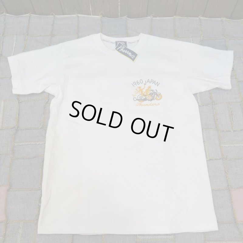 画像2: 【送料無料】 【フェローズ】  THUNDERS M.C 1960JAPAN   プリントTシャツ   Pherrow's 25S-PT13 (2)